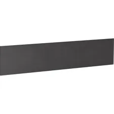 Lorell LLR 69916 — Lorell Essentials Series Hutch Tackboards - 16.50 Height x 56.75 Width x 0.50 Depth - Black Fabric Surface - Laminated - 1 Each