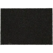 3M MMM 08271 — 3M High Productivity Floor Stripper Pad 7300 - 5/Carton - Round x 13 Diameter x 0.50 Thickness - Floor, Stripping - Concrete, Sheet Vinyl, Luxury Vinyl Tile (LVT), Marble, Terrazzo Floor - 175 rpm to 600 rpm Speed Supported - Dirt Remover, Abrasive, Durable, Adhesive, Resilient, Clog Resistant, Scratch Remover, Reversible - Nylon, Polyester - Black