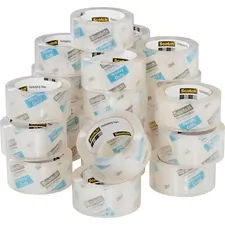 3M MMM 3850CS36 — Scotch Heavy-Duty Shipping/Packaging Tape - 54.60 yd Length x 1.88 Width - 3.1 mil Thickness - 3 Core - Synthetic Rubber Resin - Rubber Resin Backing - 36 / Carton - Clear