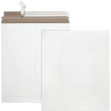 QUALITY PARK PRODUCTS QUA 64007 — Quality Park Sturdy Fiberboard Photo Mailers - Board - 6 Width x 8 Length - Self-sealing - Fiberboard - 25 / Box - White