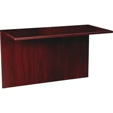 Lorell LLR PB2448MY — Lorell Prominence 2.0 Mahogany Laminate Bridge - 48 x 24 x 29 , 1 Top - Band Edge - Material: Particleboard - Finish: Mahogany Laminate Surface, Thermofused Melamine (TFM)
