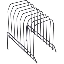 Lorell LLR 80632 — Lorell Wire File Sorter/Holder - 8 Divider(s) - Desktop - Black - Wire - 1 Each
