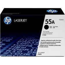 HP HEW CE255AG — HP 55A (CE255AG) Toner Cartridge - TAA Compliant - Laser - 6000 Pages - 1 Each