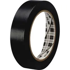 3M MMM 764136BLK — 3M General-Purpose Vinyl Tape 764 - 36 yd Length x 1 Width - 5 mil Thickness - Rubber - 4 mil - Polyvinyl Chloride (PVC) Backing - 1 / Roll - Black