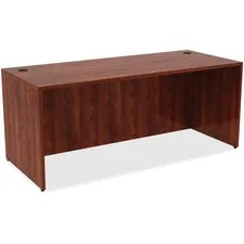 Lorell LLR 69534 — Lorell Essentials Series Desk - 72 x 30 x 29.5Desk, 0.1 Edge - Material: Polyvinyl Chloride (PVC) Edge, Metal - Finish: Cherry Laminate