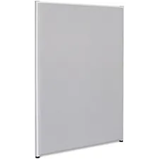 Lorell LLR 90257 — Lorell Gray Fabric Panels - 36.4 Width x 60 Height - Steel Frame - Gray - 1 Each