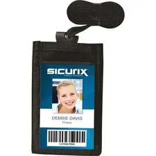 BAUMGARTENS BAU 55120BX - SICURIX Carrying Case (Pouch) Business Card - Black - Nylon 