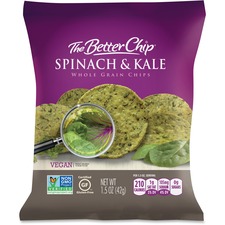 SUGAR FOODS CORPORATION SUG 56095 - The Better Chip SpinachKale Chips - Gluten-free - Spinach & 