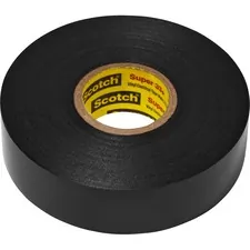 3M MMM 6132BA10 — Scotch Super 33 Plus Vinyl Electrical Tape - 22 yd Length x 0.75 Width - Rubber - Vinyl Backing - 10 / Carton - Black