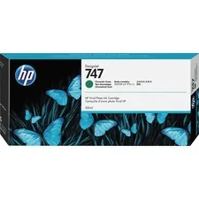 HP HEW P2V84A — HP 747 300-ml Chromatic Green DesignJet Ink Cartridge - Vivid Color