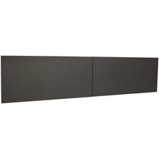 Lorell LLR 79174 — Lorell Stack-On Hutch Door Kit - 72 Width - Steel - Charcoal