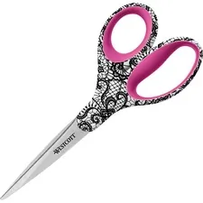 ACME UNITED CORPORATION ACM 16660 — Westcott Fashion Pattern 8 Scissors - 8 Overall Length - Left/Right - Stainless Steel - Multi - 1 Each