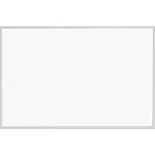 Lorell LLR 00502 — Lorell Aluminum Frame Dry-erase Board - 72 (6 ft) Width x 48 (4 ft) Height - White Styrene Surface - Silver Aluminum Frame - Rectangle - 1 Each