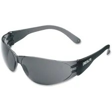 MCR SAFETY MCS CRWCL112 — Crews Checklite Gray Lens Safety Glasses - Comfortable, Scratch Resistant, Lightweight, Adjustable Temple - Ultraviolet Protection - Polycarbonate Lens, Polycarbonate Frame - Gray, Smoke - 1 Each