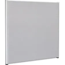 Lorell LLR 90255 — Lorell Gray Fabric Panels - 60.8 Width x 60 Height - Steel Frame - Gray - 1 Each
