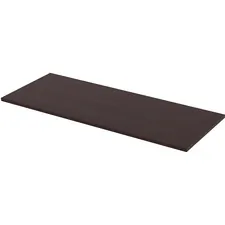 Lorell LLR 59636 - Lorell Utility Table Top - Espresso Rectangle, Laminated Top