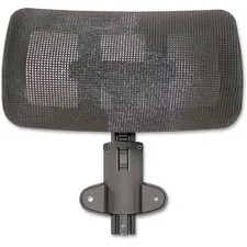 Lorell LLR 85562 — Lorell Hi-back Chair Mesh Headrest - Black - Nylon - 1 Each