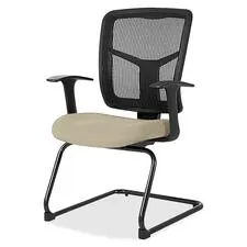 Lorell LLR 8620287 - Lorell ErgoMesh Series Mesh Side Arm Guest Chair - Shire Tra