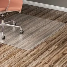 Lorell LLR 82825 - Lorell Hard Floor Rectangular Chairmat - Tile Floor, Vinyl F