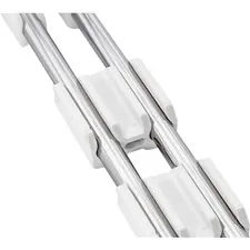 Lorell LLR 42955 — Lorell Stacking Chair Ganging Clips - White - Plastic - 16 / Pack