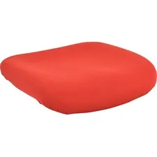 Lorell LLR 62007 — Lorell Padded Fabric Seat Cushion for Conjure Executive Mid/High-back Chair Frame - Red - Fabric - 1 Each