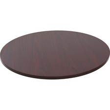 Lorell LLR 59658 - Lorell Woodstain Hospitality Round Tabletop - Mahogany Round