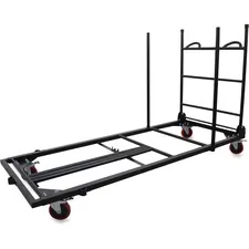 Lorell LLR 65956 — Lorell Blow Mold Rectangular Table Trolley Cart - Steel - x 30 Width x 45.3 Depth x 75.9 Height - Charcoal - For 20 Devices - 1 Each