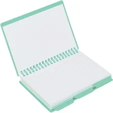 C-LINE CLI 48750 — C-Line Spiral Bound Index Card Notebook with Index Tabs - Assorted Tropic Tones Colors, 1/EA, 48750