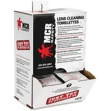 MCR SAFETY MCS LCT - Crews Lens Cleaning Towelettes - For Goggle, Face Shield, Gl