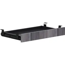 Lorell LLR 69568 — Lorell Weathered Charcoal Laminate Desking - 28.4 x 16.7 x 5.1 - Finish: Laminate Surface, Weathered Charcoal
