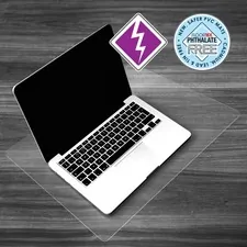 FLOORTEX FLR FBDE32036V — Desktex Anti-Static Desk Pad - 36 Width x 20 Depth - Polyvinyl Chloride (PVC) - Clear