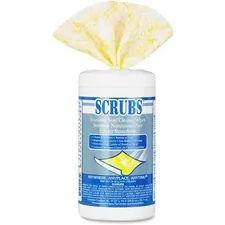 ITW PRO BRANDS ITW 91930CT — SCRUBS Stainless Steel Cleaner Wipes - Towel - Citrus Scent - 30 / Canister - 6 / Carton - Yellow