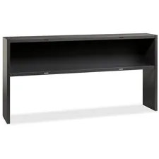 Lorell LLR 79168 — Lorell Charcoal Steel Desk Series Stack-on Hutch - 72 - Material: Steel - Finish: Charcoal