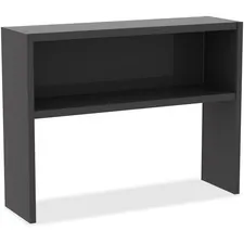 Lorell LLR 79172 — Lorell Charcoal Steel Desk Series Stack-on Hutch - 48 - Material: Steel - Finish: Charcoal