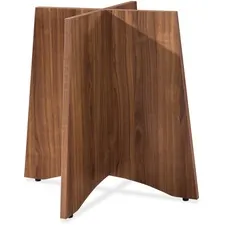 Lorell LLR 69991 — Lorell Essentials Series Walnut Laminate Round Table - 29.5 x 29.5 x 28.5 - Material: Steel - Finish: Walnut