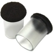 Lorell LLR 42591 — Lorell Clear Sleeve Floor Protectors - 1.50 Diameter - Round - Clear - 8/Bag