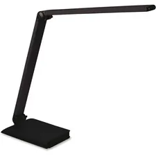 Lorell LLR 13202 — Lorell 8-watt SMD LED Task Light - 8 W LED Bulb - USB Charging, Dimmable - Aluminum, Plastic - Desk Mountable - Black - for Desk, Table, Indoor