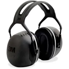 3M MMM X5A — Peltor X-Series Over-The-Head X5 Earmuffs - Lightweight, Comfortable, Cushioned, Adjustable Headband, Durable - Noise, Noise Reduction Rating Protection - Foam Liner, Steel - Black - 1 / Each