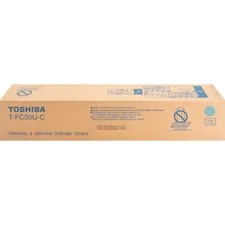 TOSHIBA TOS TFC50UC — TOSHIBA T-FC50UC CYAN TONER CARTRIDGE FOR USE IN ESTUDIO 2555C 3055C 3055CG 3555