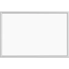 Lorell LLR 00586 — Lorell Aluminum Frame Dry-erase Board - 36 (3 ft) Width x 24 (2 ft) Height - White Styrene Surface - White Aluminum Frame - Rectangle - 1 Each