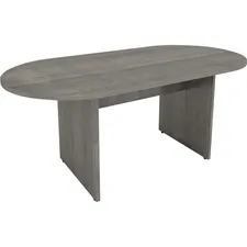 Lorell LLR 69569 — Lorell Weathered Charcoal Laminate Desking - 1.3 Top, 0 Edge, 72 x 29.5 x 36 - Finish: Laminate, Charcoal Surface