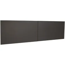 Lorell LLR 79176 — Lorell Stack-On Hutch Door Kit - 60 Width - Steel - Charcoal