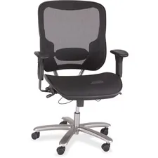 SAFCO PRODUCTS SAF 3505BL — Safco Big & Tall All-Mesh Task Chair - High Back - Black - Armrest - 1 Each