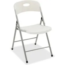 Lorell LLR 62530 — Lorell Translucent Folding Chairs - Clear Plastic Seat - Clear Plastic Back - 4 / Carton