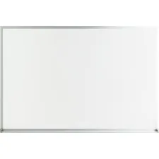 Lorell LLR 19771 — Lorell Aluminum Frame Dry-erase Board - 48 (4 ft) Width x 36 (3 ft) Height - White Melamine Surface - White Aluminum Frame - Rectangle - 1 Each