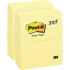 3M MMM 655YWBD — Post-it® Notes Notepads - 5 x 3 - Removable - 24 / Bundle