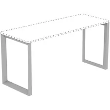 Lorell LLR 16204 — Lorell Relevance Series Desk-height Desk Leg Frame - 28.5 x 23.3 - Finish: Silver