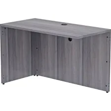Lorell LLR 69554 — Lorell Weathered Charcoal Laminate Desking - 48 x 24 x 29.5 , 1 Top - Material: Polyvinyl Chloride (PVC) Edge - Finish: Laminate Top, Weathered Charcoal Top