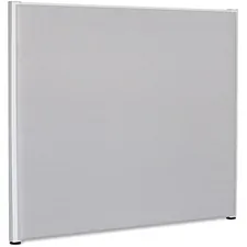 Lorell LLR 90254 — Lorell Gray Fabric Panels - 72.5 Width x 60 Height - Steel Frame - Gray - 1 Each