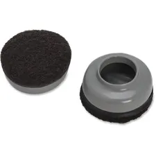 Lorell LLR 49317 — Lorell Slip Over Floor Savers - Gray - Vinyl - 8/Pack